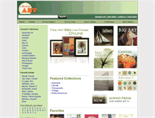 Tablet Screenshot of chooseart.net